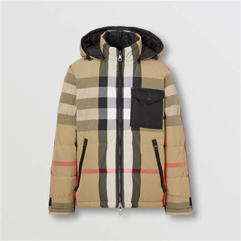 burberry reversible jacket mens|reversible check nylon puffer jacket.